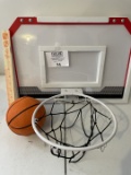 Basketball Goal Set Glass backboard for back of door