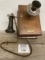 Western Electric Walnut 296E 2 line telephone