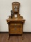 Western Electric SILVER DOLLAR Oak Telephone Vanity from North Station