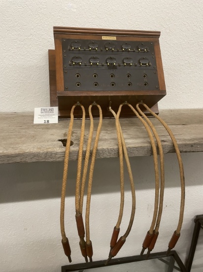 Western Electric wall telephone Switchboard 13" by 19"