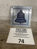 Local and Long Distance Telephone Western Electric name tag