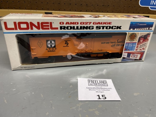 Lionel O and O27 Gauge Rolling Stock ATSF REEFER 6-9880