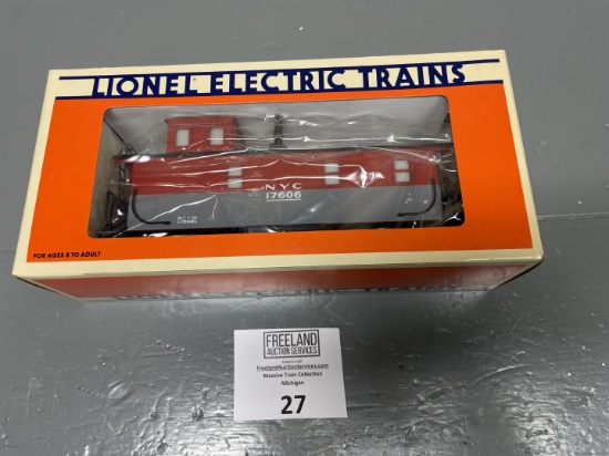 Lionel Electric Trains NYC Standard "O" Caboose 6-17606 in box