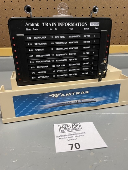 AMTRAK Train Information MTH TRAVEL CENTER M.T.H. Trains