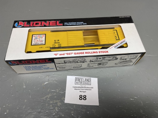 Lionel "O" and "O27" Gauge Union Pacific Double Door Boxcar