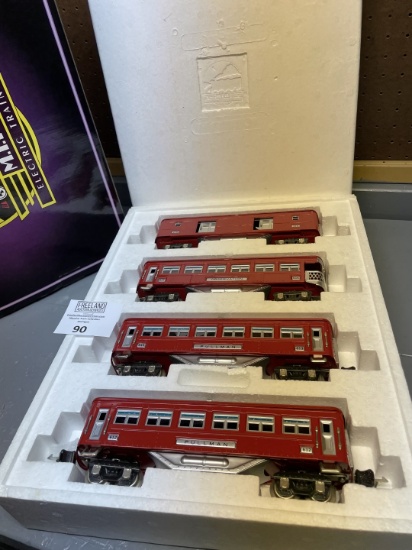 MTH Tinplate Traditions 600 Series Pullman 4-Car Passenger Set