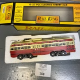 Rail King MTH Electric Trains Pittsburgh PCC Electric Street Car