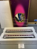 MTH Rail King Scale 2-Car Passenger Set Amtrak 3-Stripe