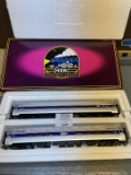MTH Amtrak 5-Stripe 2-Car Amfleet Passenger Set