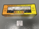 Rail King MTH Electric Trains Auto Transport Flat Car 30-7624
