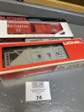 Pair of Lionel Burlington BoxCar and Norfolk & Western Hopper