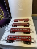 MTH Tinplate Traditions 600 Series Pullman 4-Car Passenger Set