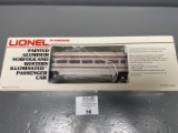 Lionel O Gauge Painted Aluminum Norfolk & Western Passenger Car