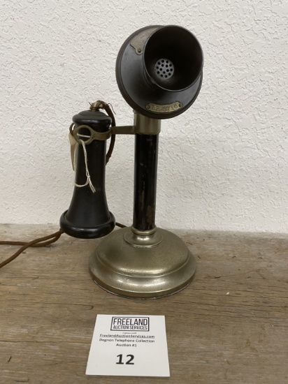 Monarch Telephone Co. Early 1900s Candlestick Telephone