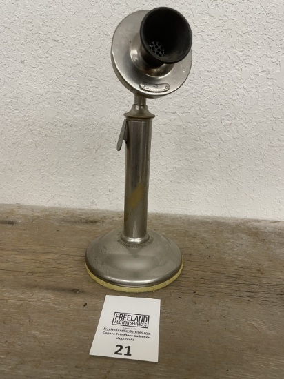 Early 1900s Western Electric Nickle 20b Candlestick Telephone