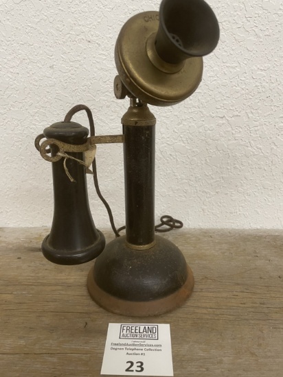 Chicago Oil Can Candlestick Telephone For Restoration