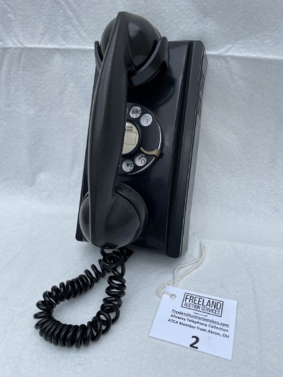 1949 Western Electric model 354 wall telephone with rare F-4 Handset