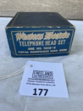 Western Electric Telephone Head Set No. 1002-C in original box