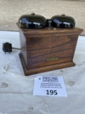 Early 1900s Oak extension bell ringer box