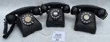 THREE working Western Electric model 302s in good condition