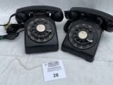 Pair of late 1940s.50s Western Electric model 5302 & 500 desk telephones