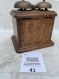 Early 1900s OAK telephone extension bell ringer box