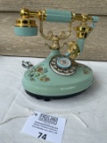 1973 The Empress Telephone unique decorator BLUE parlor telephone