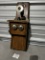 The VOUGHT BERGER CO. Wisconsion Oak wall telephone