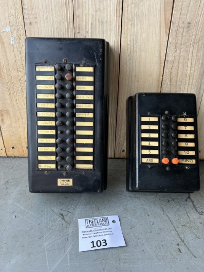 Pair of Station boards GrayBar InterPhone