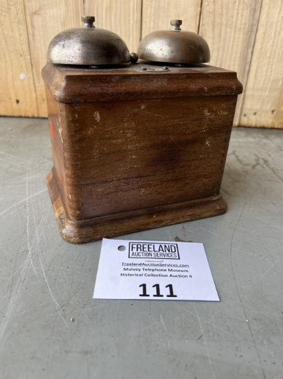 Unusual DETROIT Extension Bell Telephone ringer box
