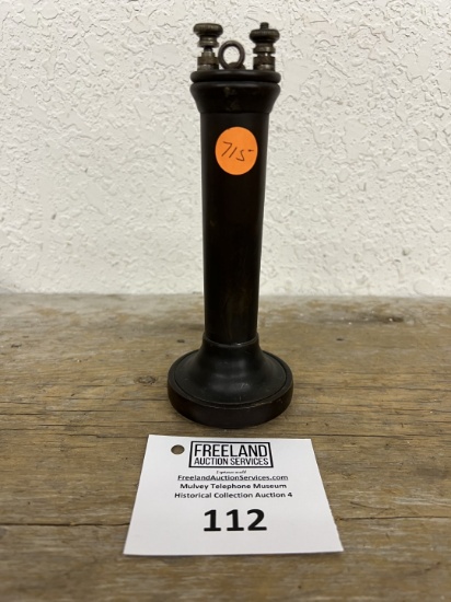 Early telephone Long Pole terminal top receiver