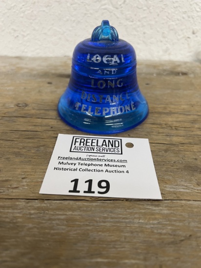 Bell System Telephone & Telegraph Company Local & Long distance Paperweight