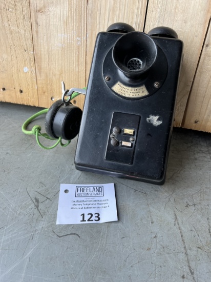 Western Electric INTER-PHONE metal wall telephone