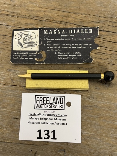 Magna-Dialer telephone desk phone attachment