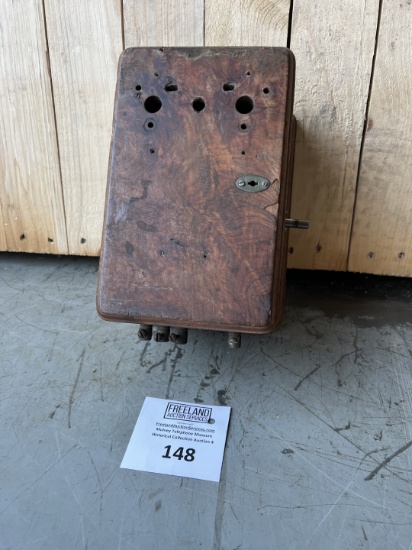 1880s American Bell  COFFIN Era magneto box