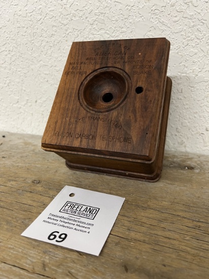 American Bell Telephone Edison Carbon BLAKE Transmitter reproduction