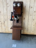 New England Telephone & Telegraph Type 111B two box telephone