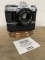 Canon AE-1 camera displayed nicely