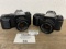 Pair of CANON T50 vintage cameras