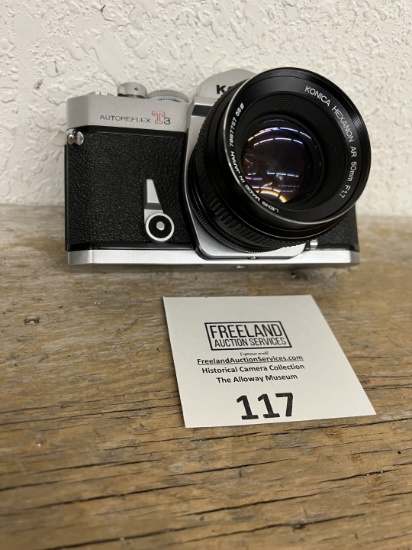 Konica Autoreflex T3 mid century camera