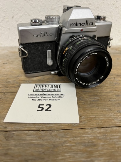 Minolta SRT201 vintage camer made in Japan