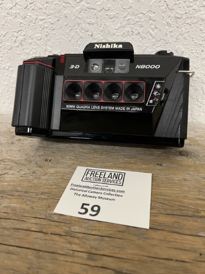 Nishika 3-D N8000 30mm quadra lens system Made in Japan camera