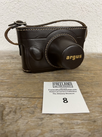 1960s Argus COLOR-MATIC camera with leather case