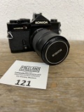 Konica Autoreflex T3 mid century camera
