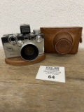 Argus vintage camera with case and cube flash