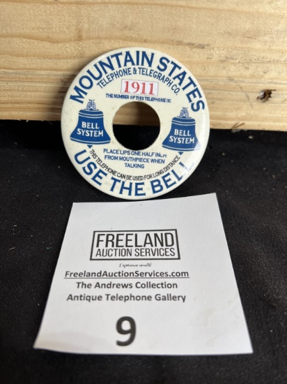Mountain States Telephone & Telegraph MOUTHPIECE Advertising piece
