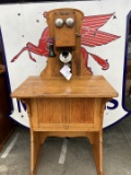 Western Electric OAK Telephone Vanity with Type 21 Top box & #5 Arm