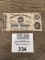 The State of Alabama FIFTY CENTS Confederate States Treasury Notes