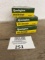 Three boxes of 303 British ammo boxes