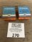Pair of 25 Patronen KaL. 7.65 MM (.32) BROWNING boxes of Ammo